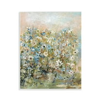 Stupell Industries Speckled Garden Flowers Floral Painting Unframed Art Print Wall Art, 11 x 14