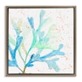 thumbnail image 1 of Stupell Industries Contemporary Speckled Modern Coral Brown Floating Frame Canvas Art, 18 x 18, by Patricia Pinto, 1 of 8