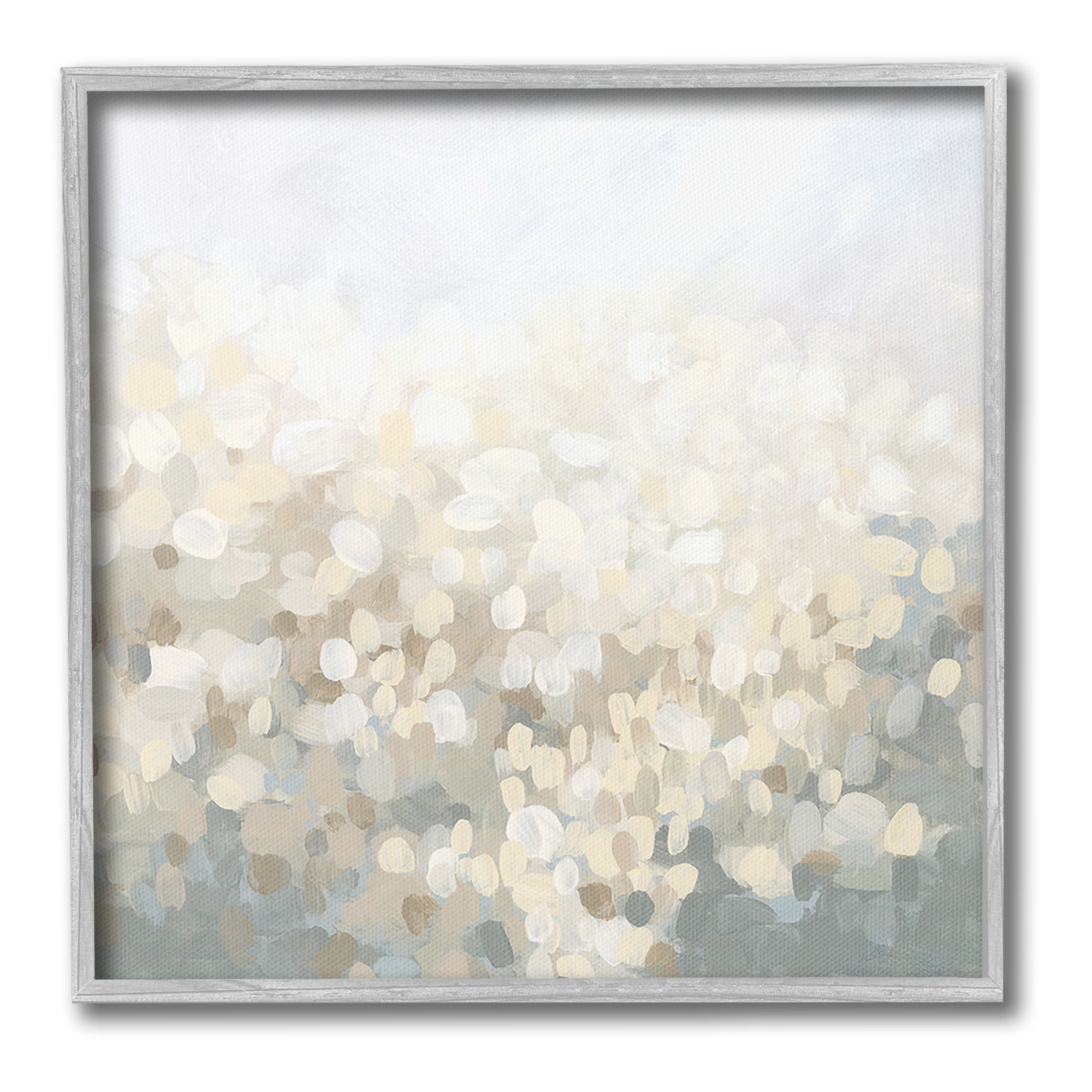 Stupell Industries Speckled Ombre Abstract Abstract Painting Gray Framed Art Print Wall Art, 17 x 17