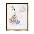 thumbnail image 1 of Stupell Industries Spilled Glam Nail Polish Graphic Art Metallic Gold Floating Framed Canvas Print Wall Art, Design by Alison Petrie, 1 of 6