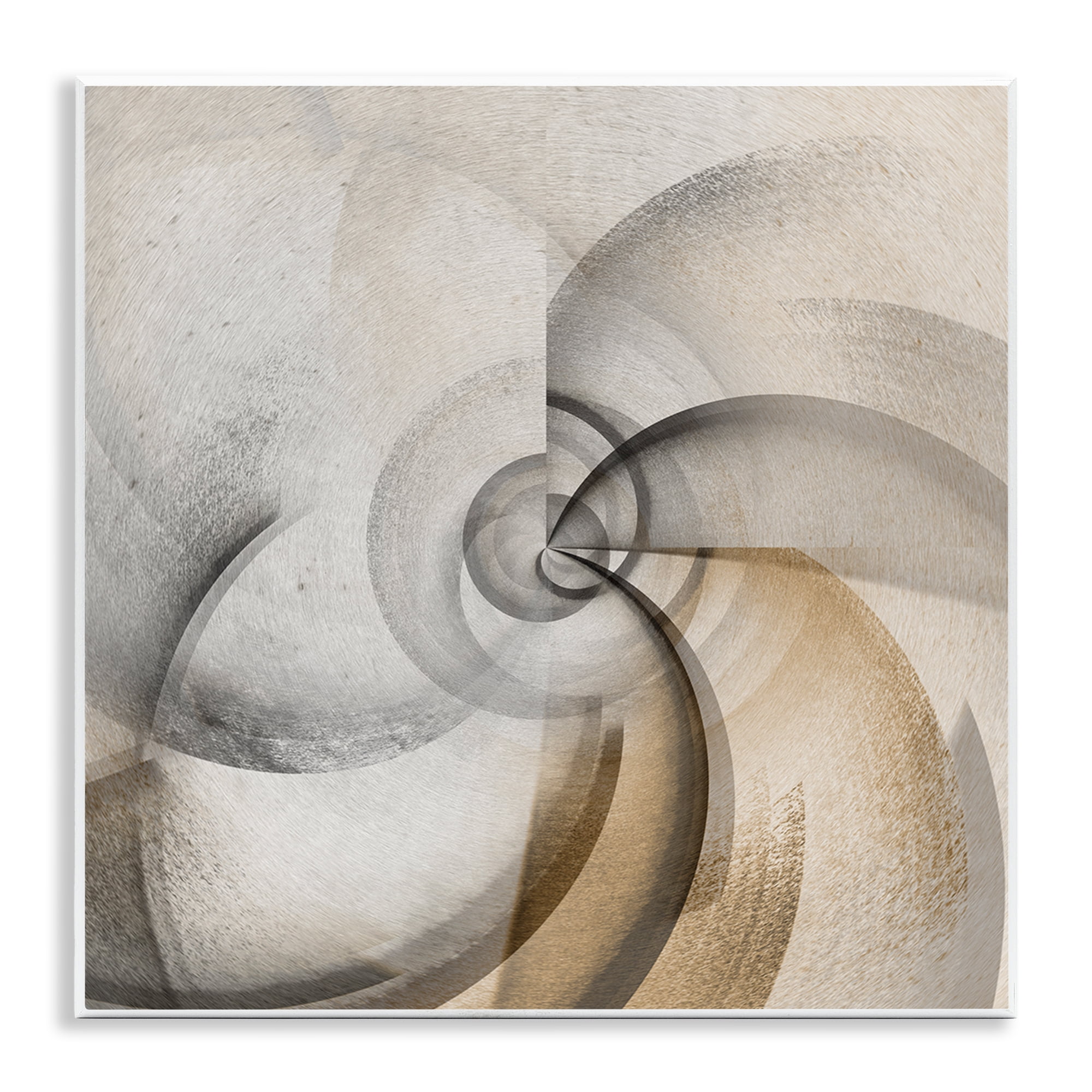 Stupell Industries Spinning Vortex Abstract Abstract Painting Unframed Art Print Wall Art, 12 x 12