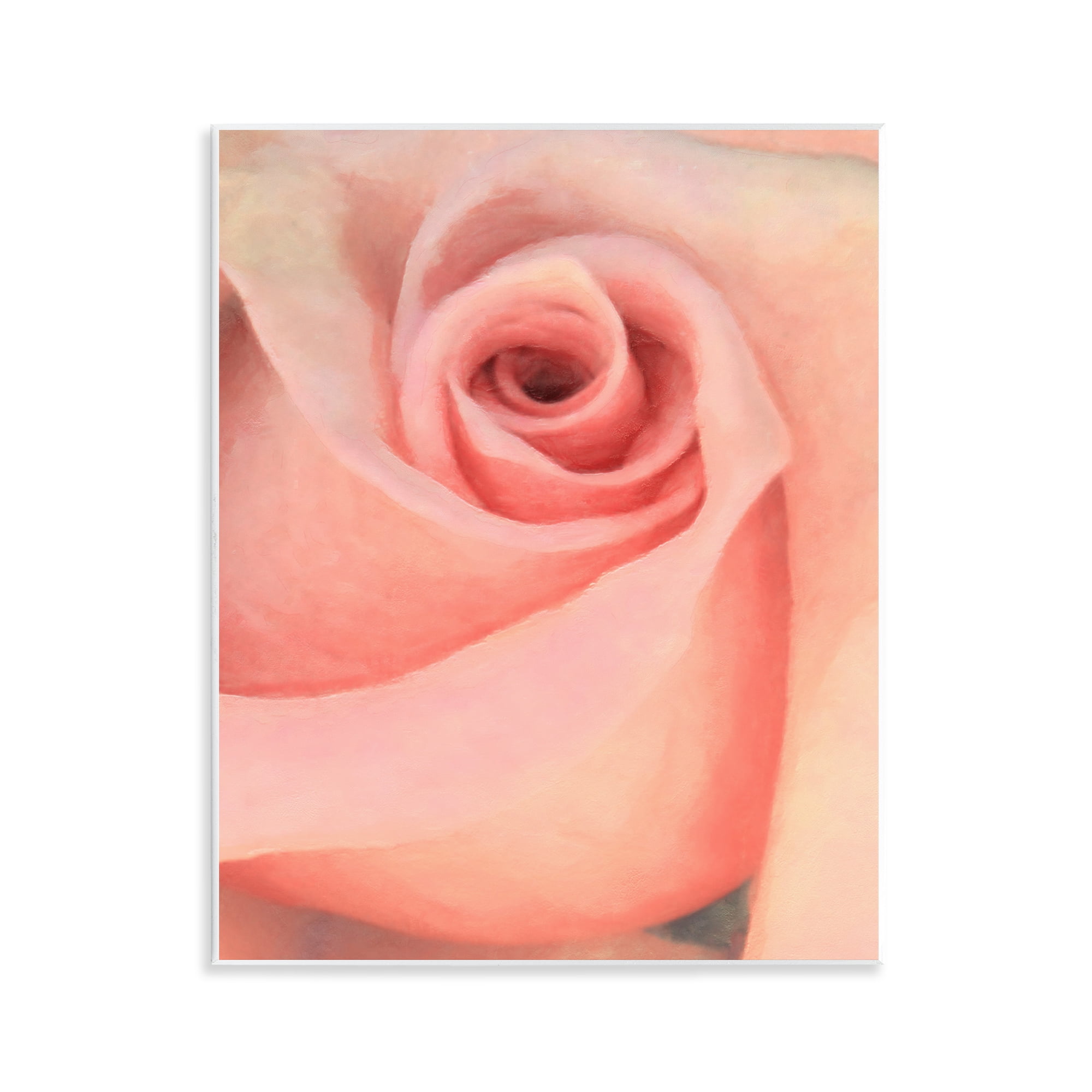 Stupell Industries Spiral Rose Anther Botanical & Floral Painting Unframed Art Print Wall Art, 11 x 14