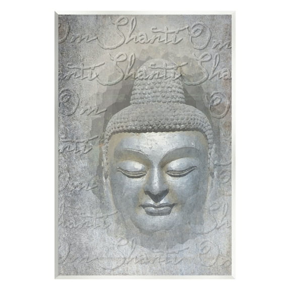 Stupell Industries Spiritual Buddha Face Abstract Painting Unframed Art Print Wall Art, 10 x 15