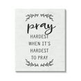 thumbnail image 1 of Stupell Industries Spiritual Prayer Uplifting Religious Quote Rustic Botanicals Graphic Art Gallery Wrapped Canvas Print Wall Art, Design by Lettered and Lined, 1 of 7