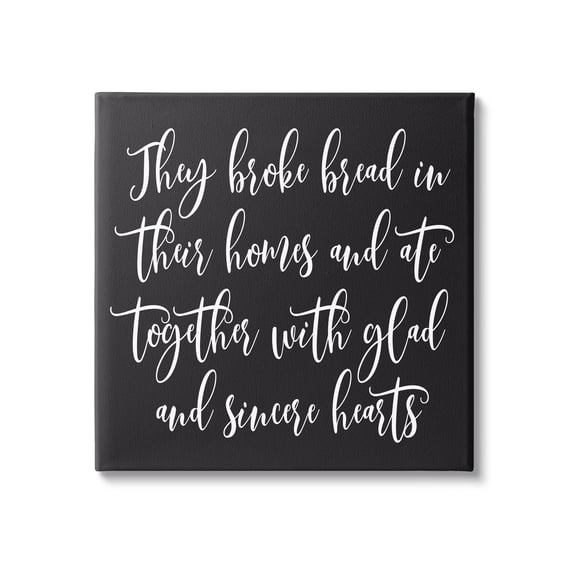 Stupell Industries Spiritual Script Calligraphy Bible Verse Proverb Quote Graphic Art Gallery Wrapped Canvas Print Wall Art, Design by Lettered and Lined
