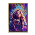 thumbnail image 1 of Stupell Industries Spiritual Woman Sipping Tea People Painting Gold Floater Framed Canvas Art Print Wall Art, 21 x 31, 1 of 9