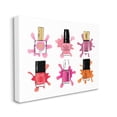 thumbnail image 1 of Stupell Industries Splash Nail Polish Glam Pink Purple Orange, 36 x 48, Designed by Martina Pavlova, 1 of 5