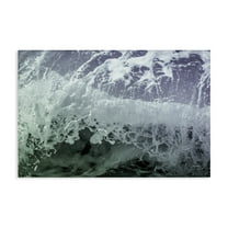Stupell Industries Splashing Blue Waves Landscape Photography Gallery Wrapped Canvas Art Print Wall Art, 24 x 16