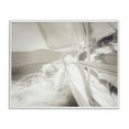 thumbnail image 1 of Stupell Industries Splashing Boat Bow Transportation Photography White Framed Art Print Wall Art, 14 x 11, 1 of 2