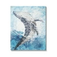 thumbnail image 1 of Stupell Industries Splashing Marine Whale Animals & Insects Painting Gallery Wrapped Canvas Print Wall Art, 36 x 48, 1 of 8