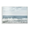 thumbnail image 1 of Stupell Industries Splashing Waves Beach Landscape Photography White Framed Art Print Wall Art, 24 x 16, 1 of 10