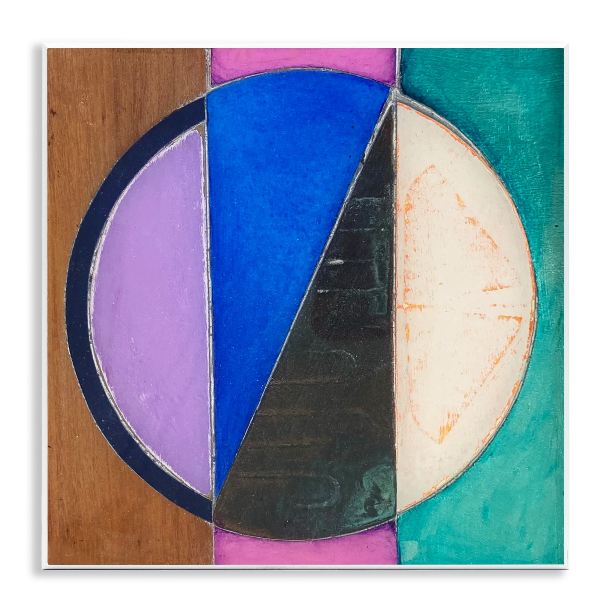 Stupell Industries Split Symmetry Circle Wall Plaque Art, design by Matthew Finger