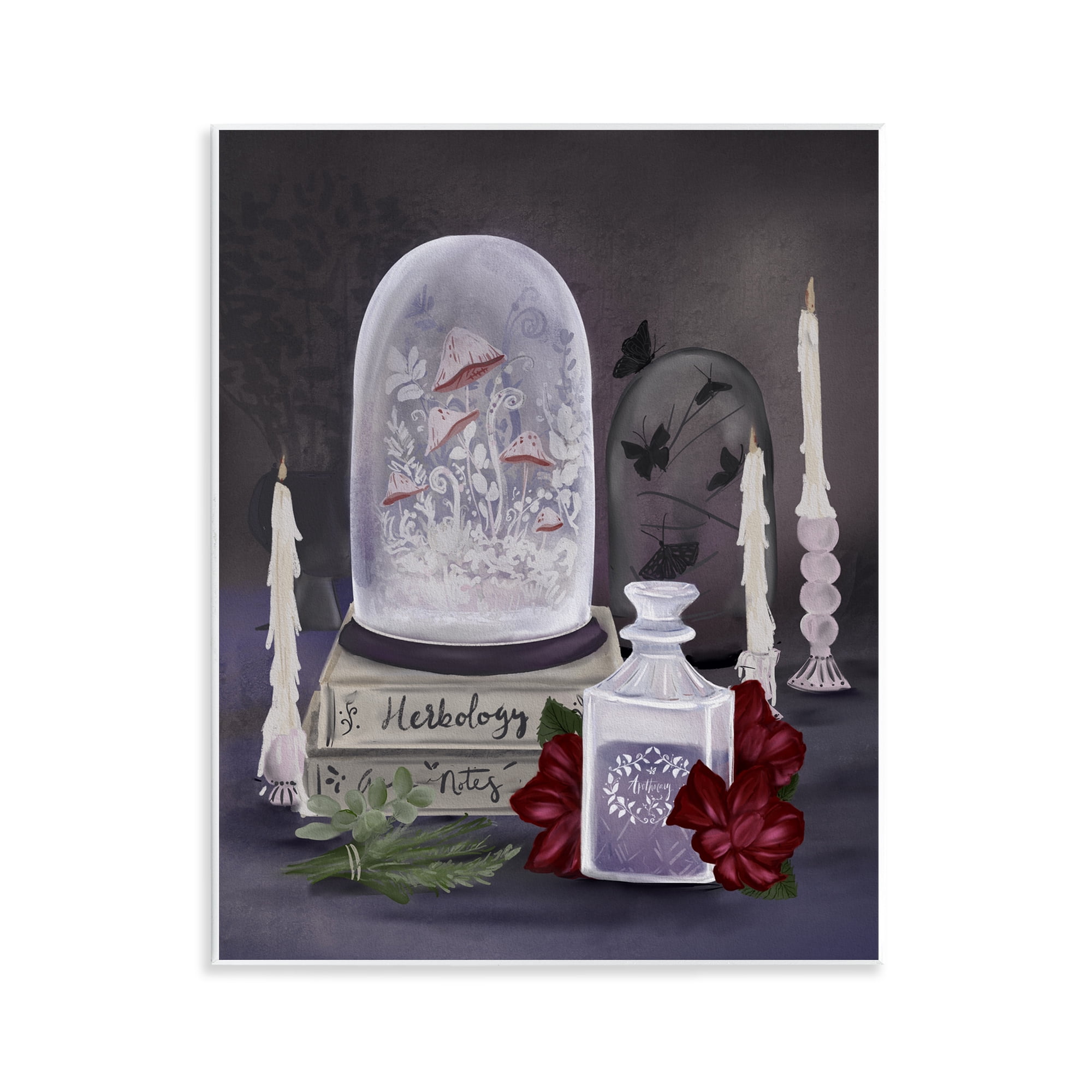 Stupell Industries Spooky Apothecary Vibes Wall Plaque Art, design by Adreane Fippinger