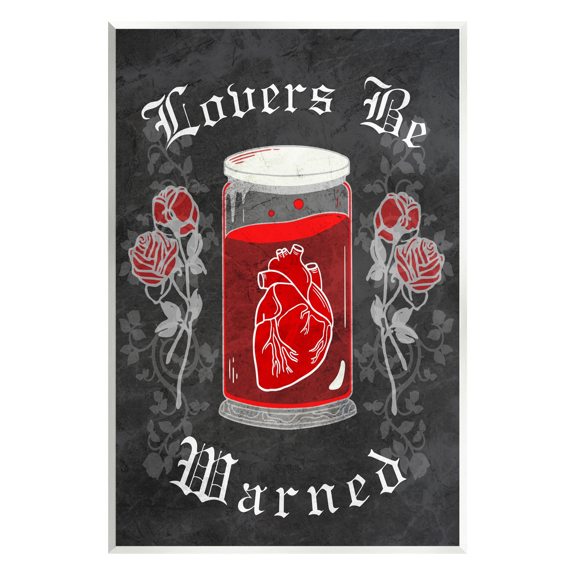 Stupell Industries Spooky Heart In Jar Holiday Painting Unframed Art Print Wall Art, 10 x 15