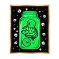 thumbnail image 1 of Stupell Industries Spooky Specimen Jar Holiday Painting Gold Floater Framed Art Print Wall Art, 17 x 21, 1 of 9