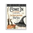thumbnail image 1 of Stupell Industries Spooky Witch Phrase Holiday Painting White Framed Art Print Wall Art, 11 x 14, 1 of 9