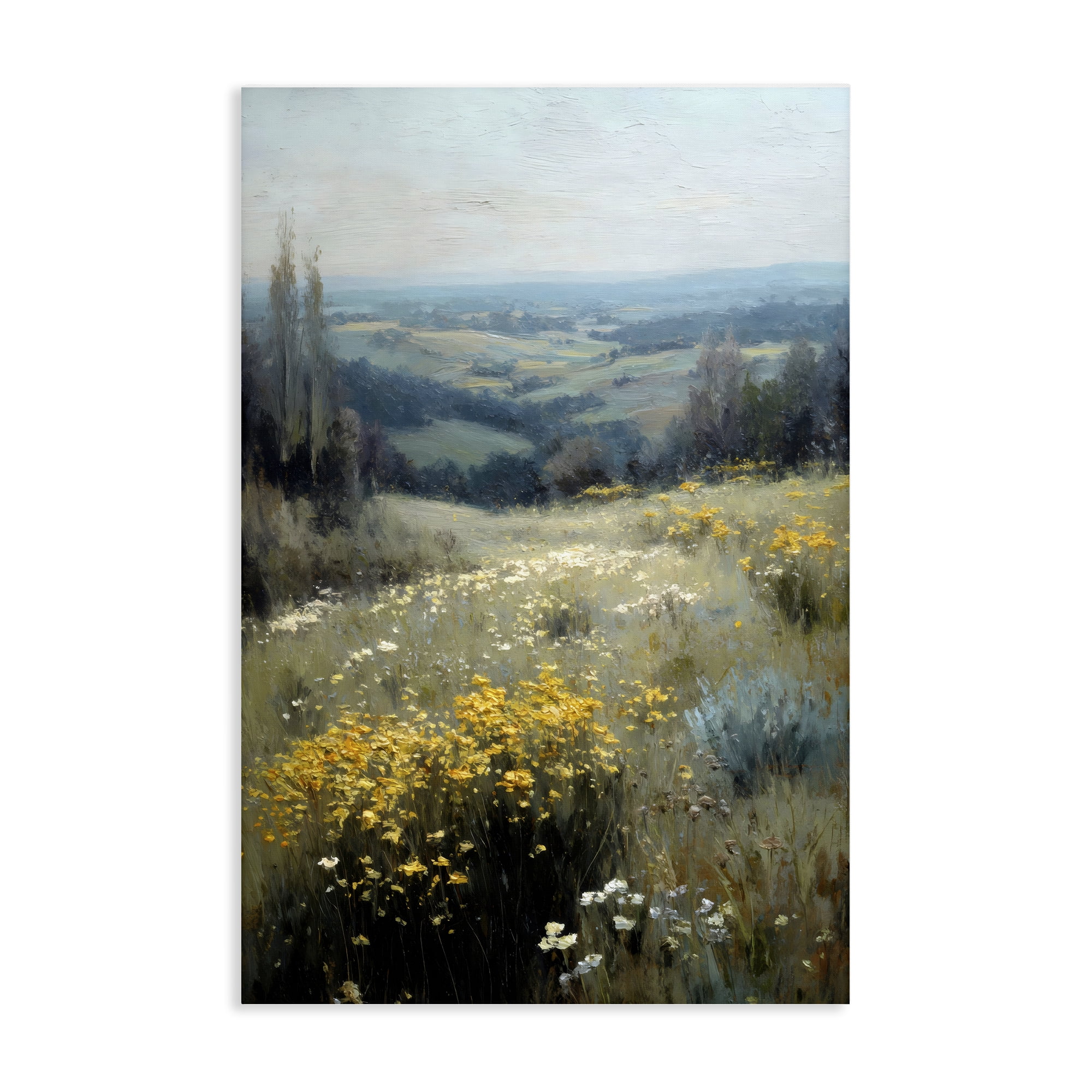 Stupell Industries Sporadic Meadow Flowers Canvas Wall Art, design by Petal Prints Design