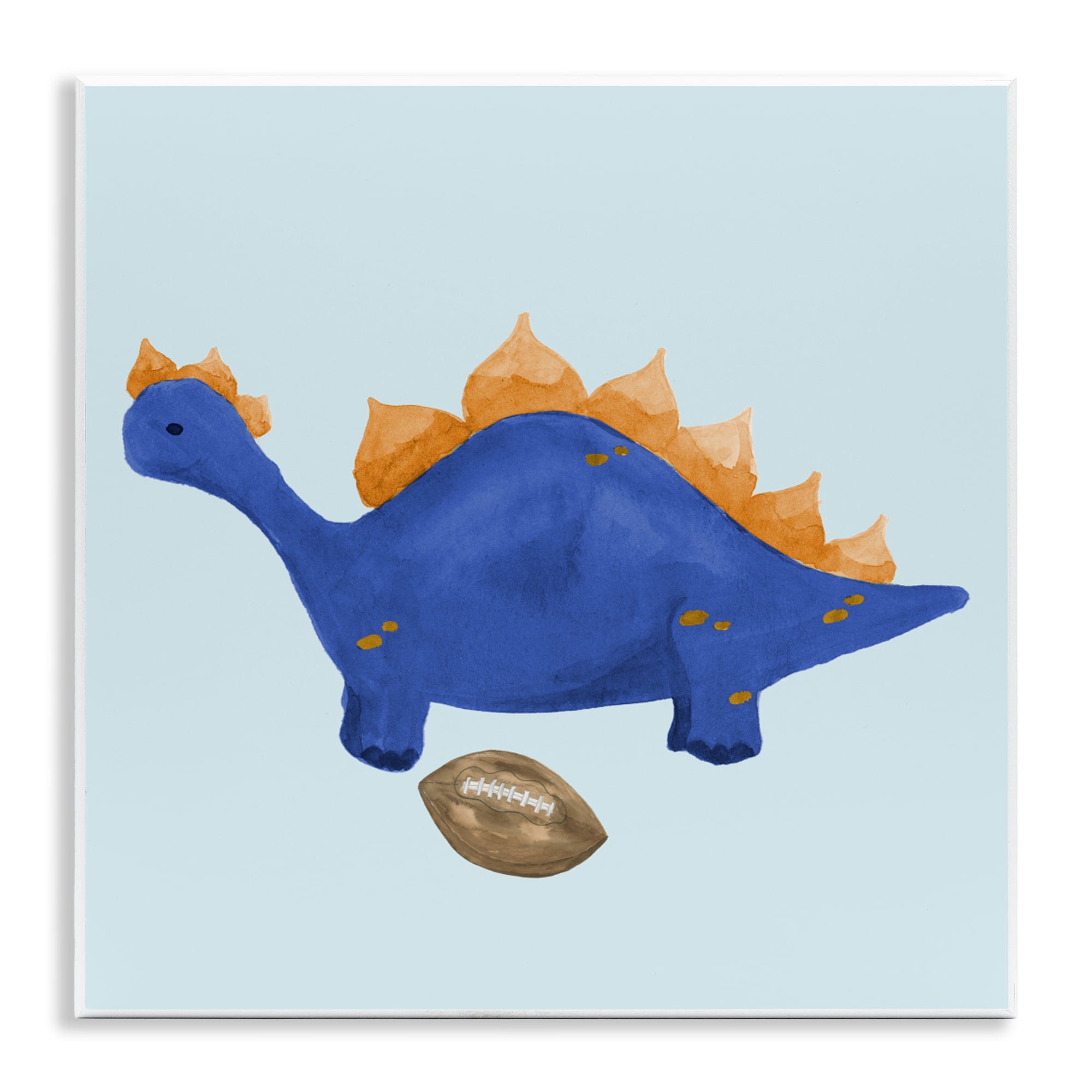 Stupell Industries Sporty Baby Dino Wall Plaque Art, design by Lucille Price