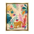 thumbnail image 1 of Stupell Industries Spotted Leopards with Cake Animals & Insects Painting Gold Floater Framed Canvas Art Print Wall Art, 25 x 31, 1 of 10