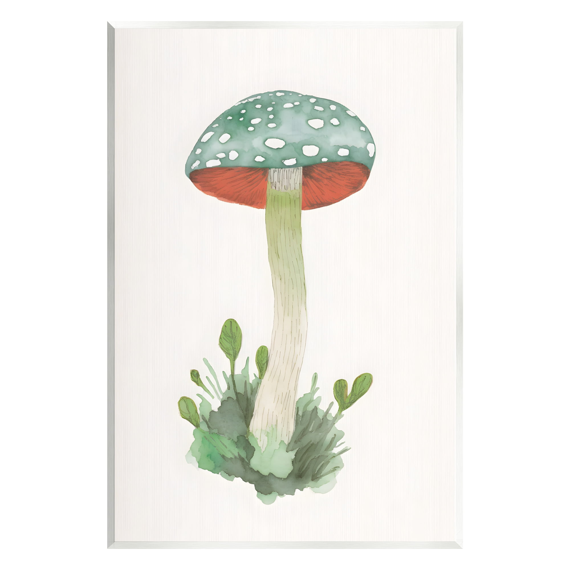 Stupell Industries Spotted Watercolor Mushroom Botanical & Floral Painting Unframed Art Print Wall Art, 13 x 19