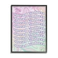 thumbnail image 1 of Stupell Industries Spread Kindness Pastel Pattern Inspirational Painting Black Framed Art Print Wall Art, 1 of 5