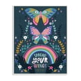 thumbnail image 1 of Stupell Industries Spread Your Wings Quote Intricate Butterfly Patterns Graphic Art Unframed Art Print Wall Art, 13x19, by Angela Nickeas, 1 of 5