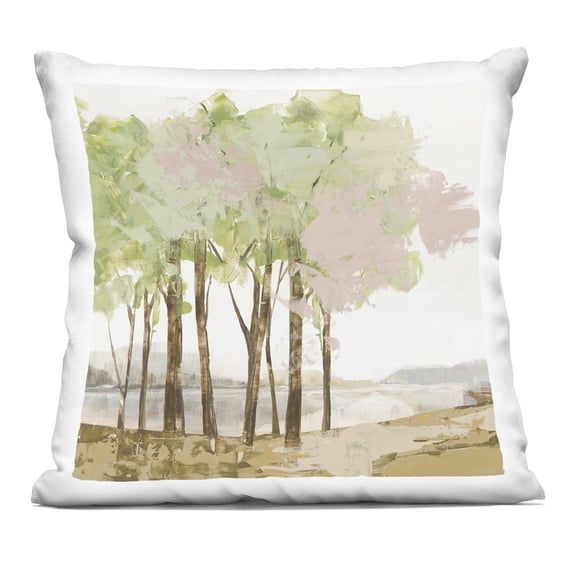 Stupell Industries Spring Awakening Forest Decorative Printed Throw Pillow design by Ian C., 18 x 7 x 18