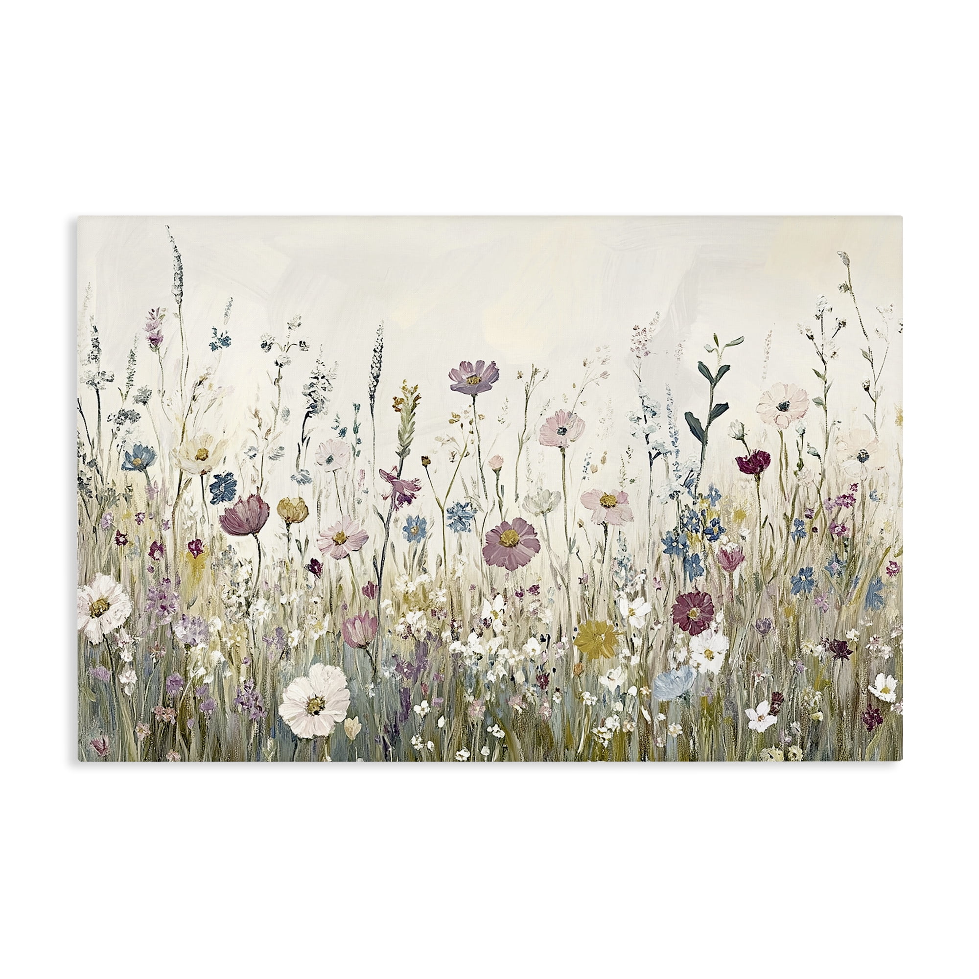 Stupell Industries Spring Blooms Pastoral Meadow Canvas Wall Art, design by Kim Allen