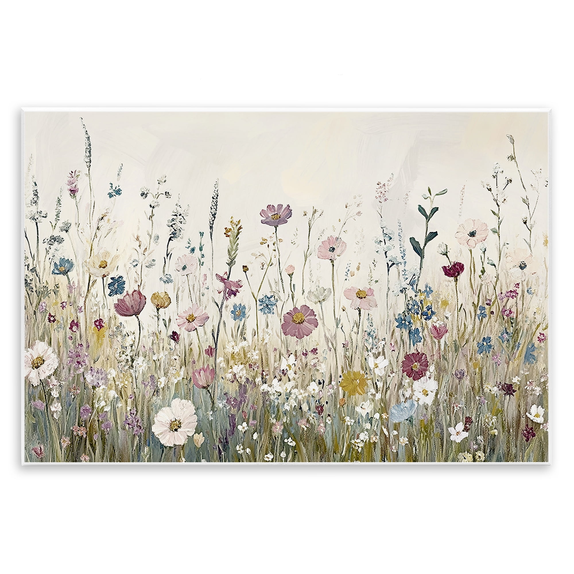 Stupell Industries Spring Blooms Pastoral Meadow Wall Plaque Art, design by Kim Allen