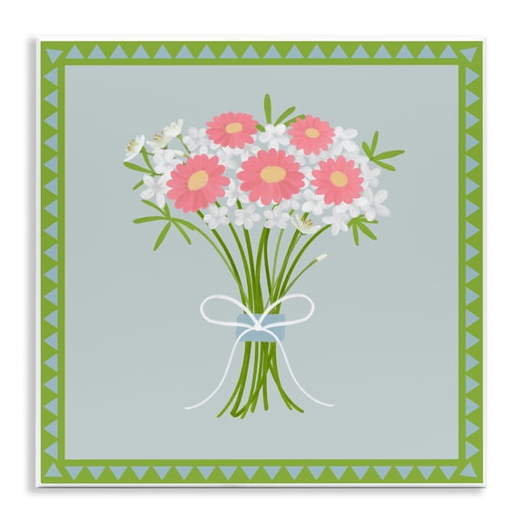 Stupell Industries Spring Bouquet Bordered Bundle Wall Plaque Art, design by Adrienne Morris