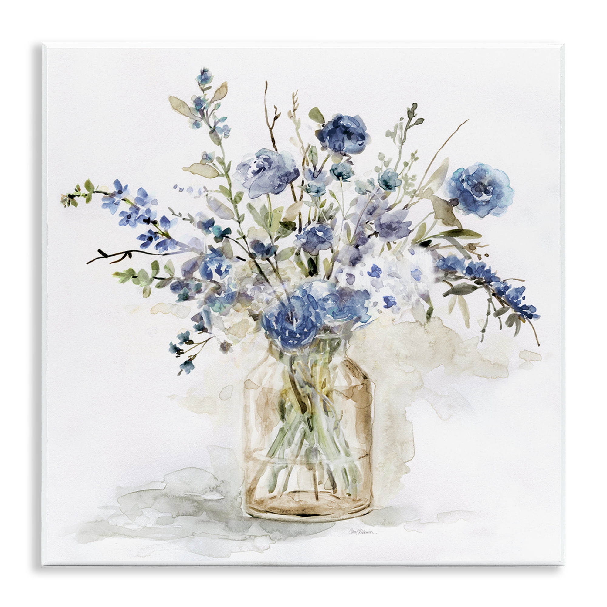 Stupell Industries Spring Floral Dollops Wall Plaque Art, design by Carol Robinson