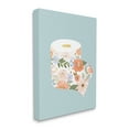 thumbnail image 1 of Stupell Industries Spring Floral Print Toilet Paper over Blue Botanical & Floral Painting Gallery Wrapped Canvas Art Print Wall Art, 36 x 48, 1 of 6