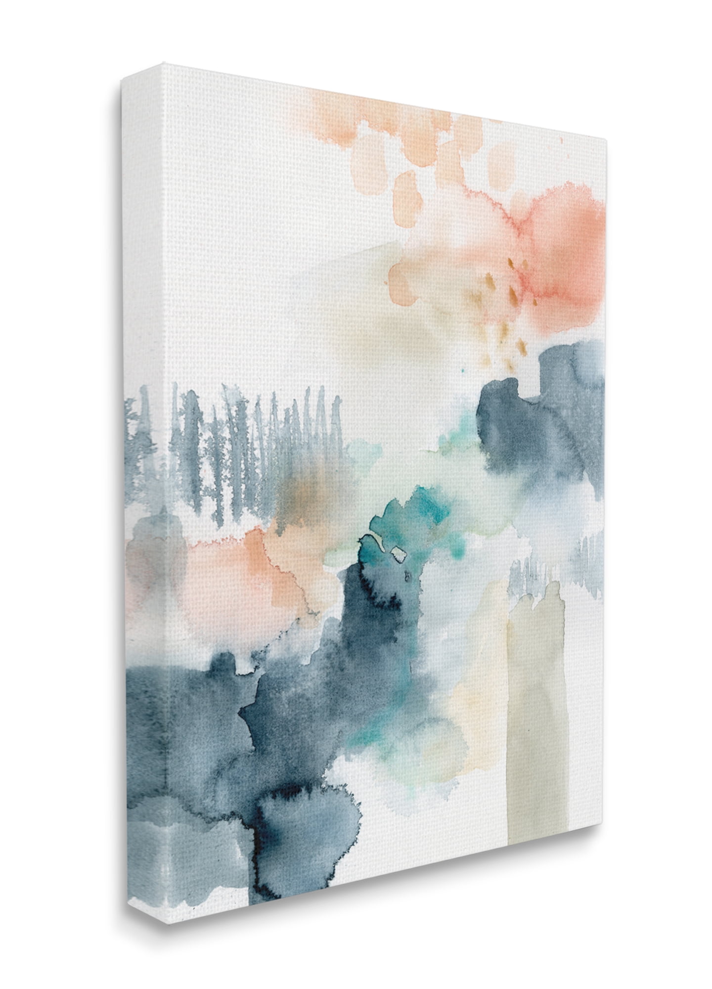 Stupell Industries Spring Forest Veil Abstract Tree Landscape Canvas Wall Art, 30 x 40, Design by Victoria Barnes