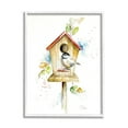 thumbnail image 1 of Stupell Industries Spring Garden Bird House Backyard Robin Illustration,16 x 20, Design by Patricia Pinto, 1 of 5