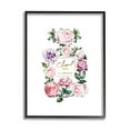 thumbnail image 1 of Stupell Industries Spring Garden Rose Florals Glam Perfume Bottle Botanical & Floral Painting Black Framed Art Print Wall Art, 24 x 30, 1 of 7