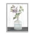 thumbnail image 1 of Spring Lilac Sprig Quaint Country Florals Glass Jar Botanical & Floral Painting Framed Art Print Wall Art, 1 of 7