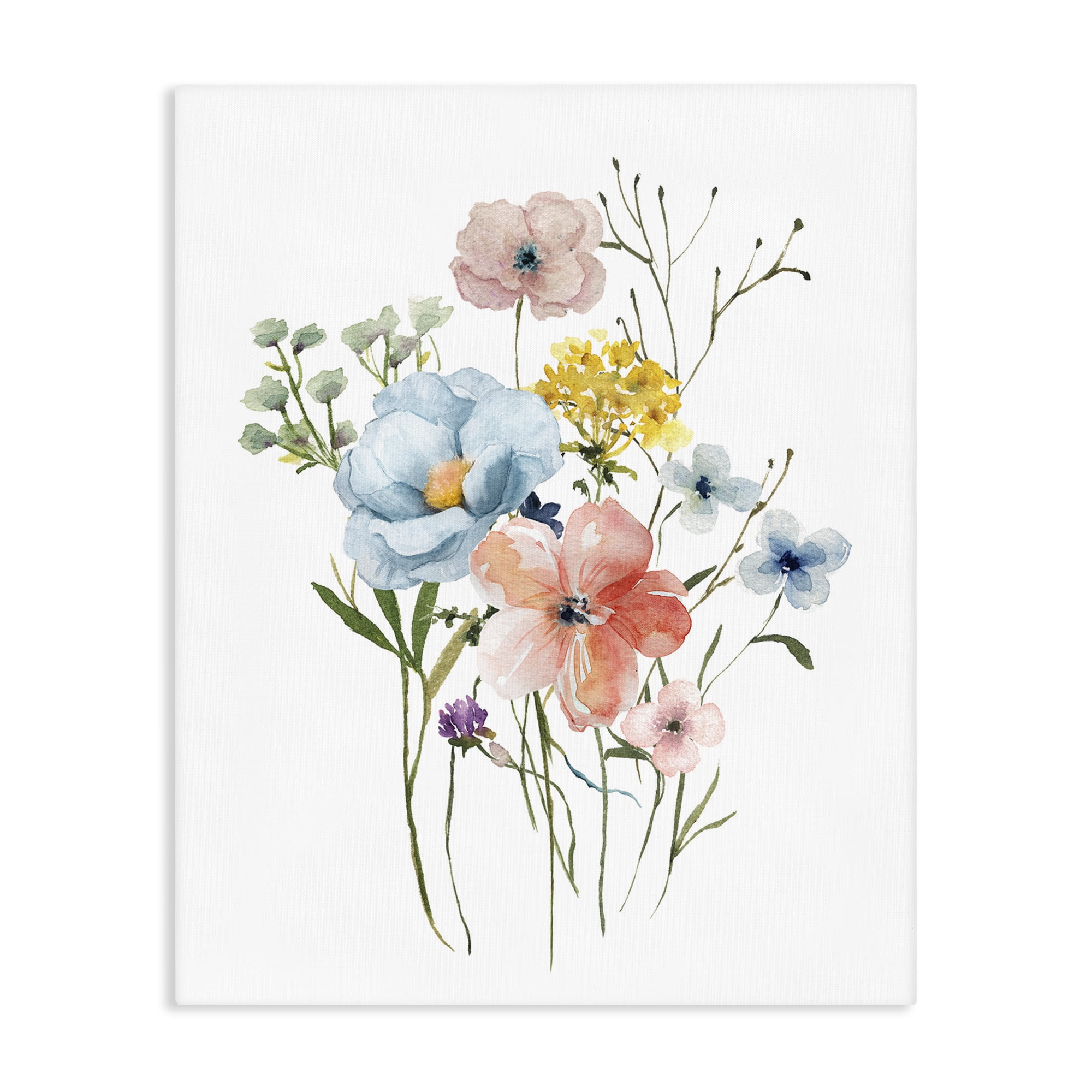 Stupell Industries Spring Meadow Wild Flowers Canvas Wall Art, design by Livi Finn