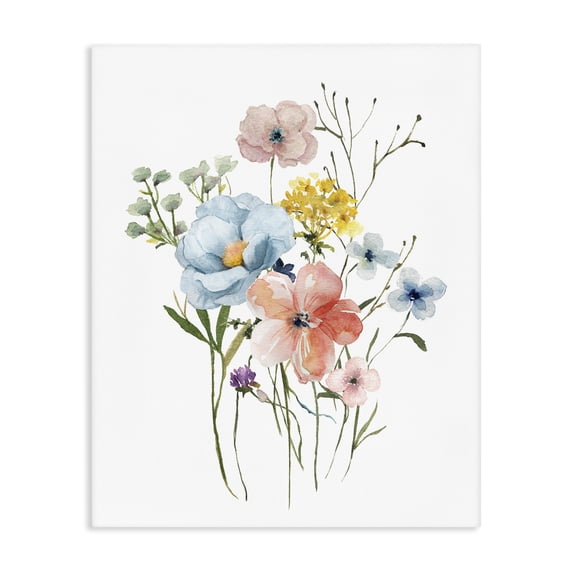 Stupell Industries Shabby Chic Spring Meadow Wild Flowers Canvas Art, 30 x 40, by Livi Finn