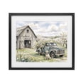 thumbnail image 1 of Stupell Industries Farmhouse Spring Orchard and Truck Black Framed Print Under Glass, 16 x 13, by Tabz Jones, 1 of 8