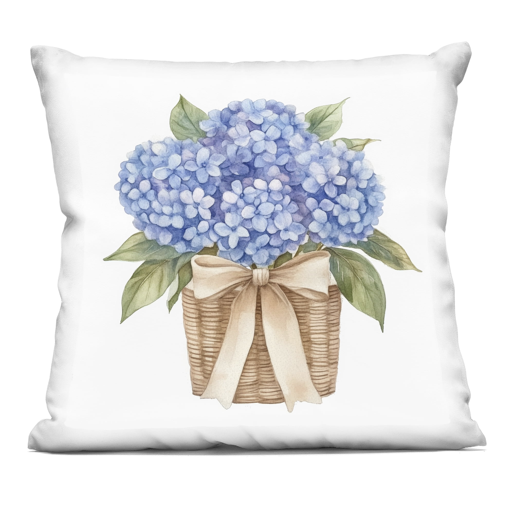 Stupell Industries Spring Picnic Hydrangeas Decorative Printed Throw Pillow, design by Petal Prints Design
