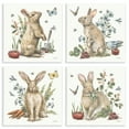 thumbnail image 1 of Stupell Industries Spring Woodland Rabbits Animals Painting Unframed Art Print Wall Art, 12 x 12, Set of 4, 1 of 8