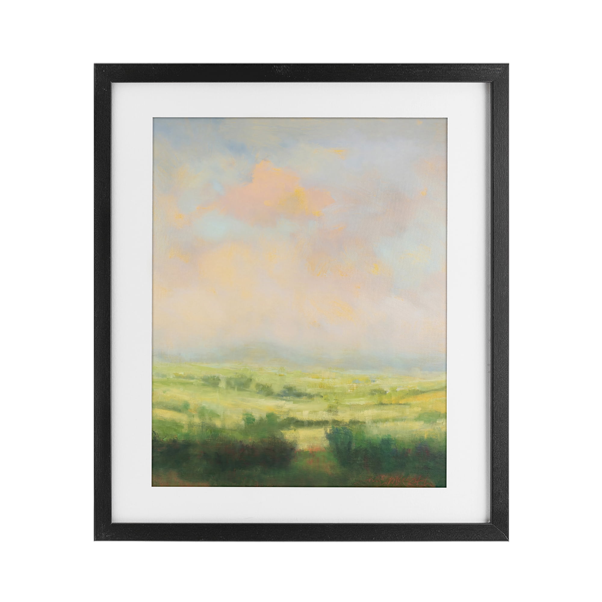 Stupell Industries Springtime Farnese Landscape Black Framed Print Under Glass, design by William McCarthy