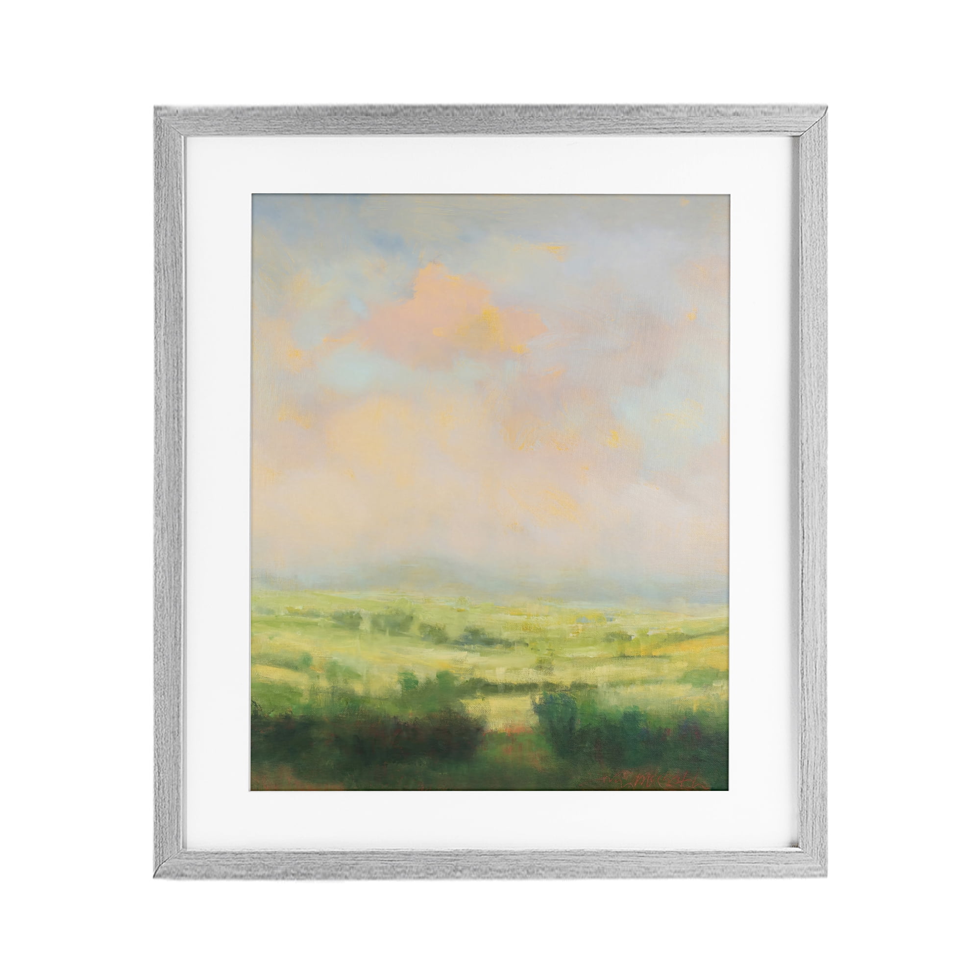 Stupell Industries Springtime Farnese Landscape Gray Framed Print Under Glass, design by William McCarthy