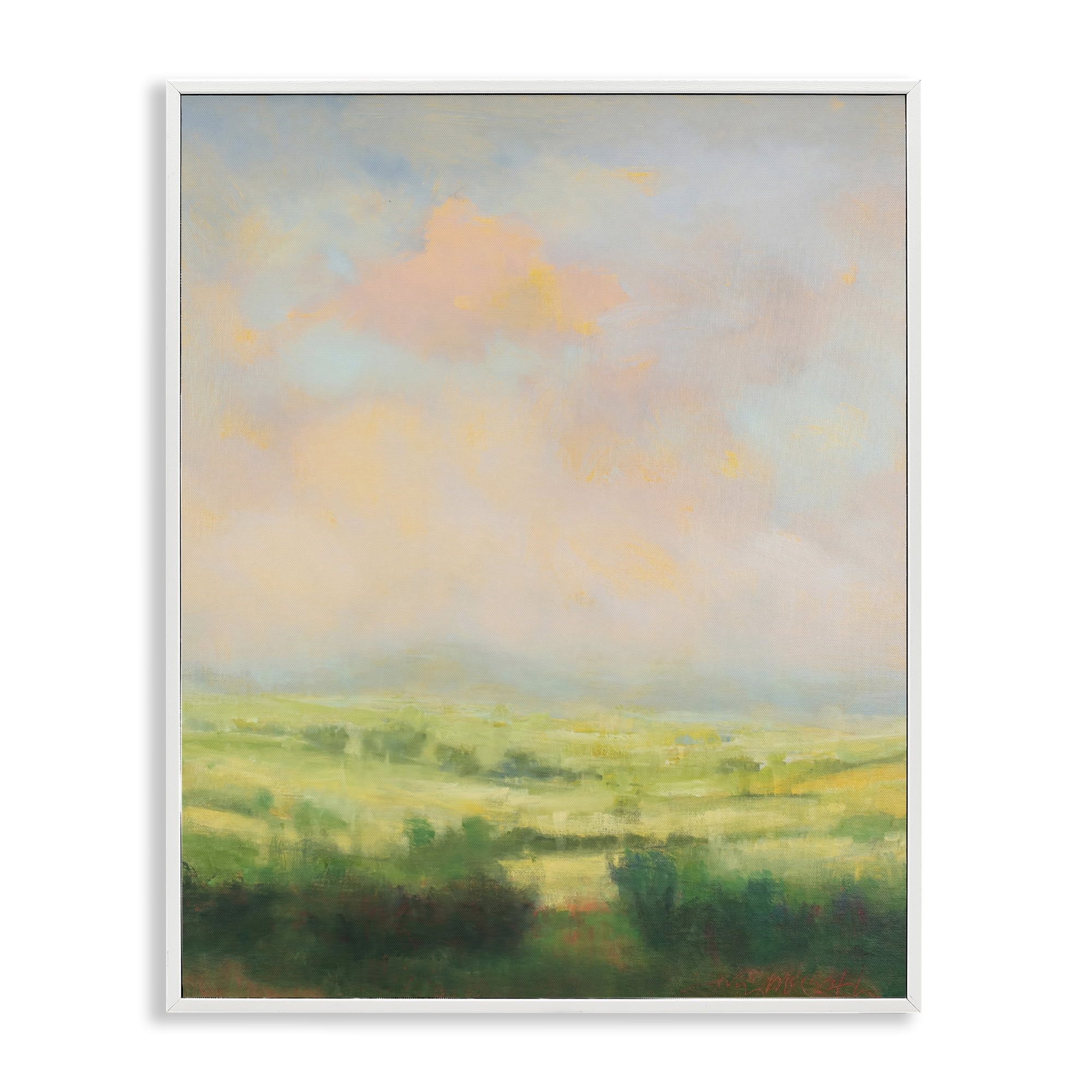 Stupell Industries Springtime Farnese Landscape White Framed Giclee Art, design by William McCarthy