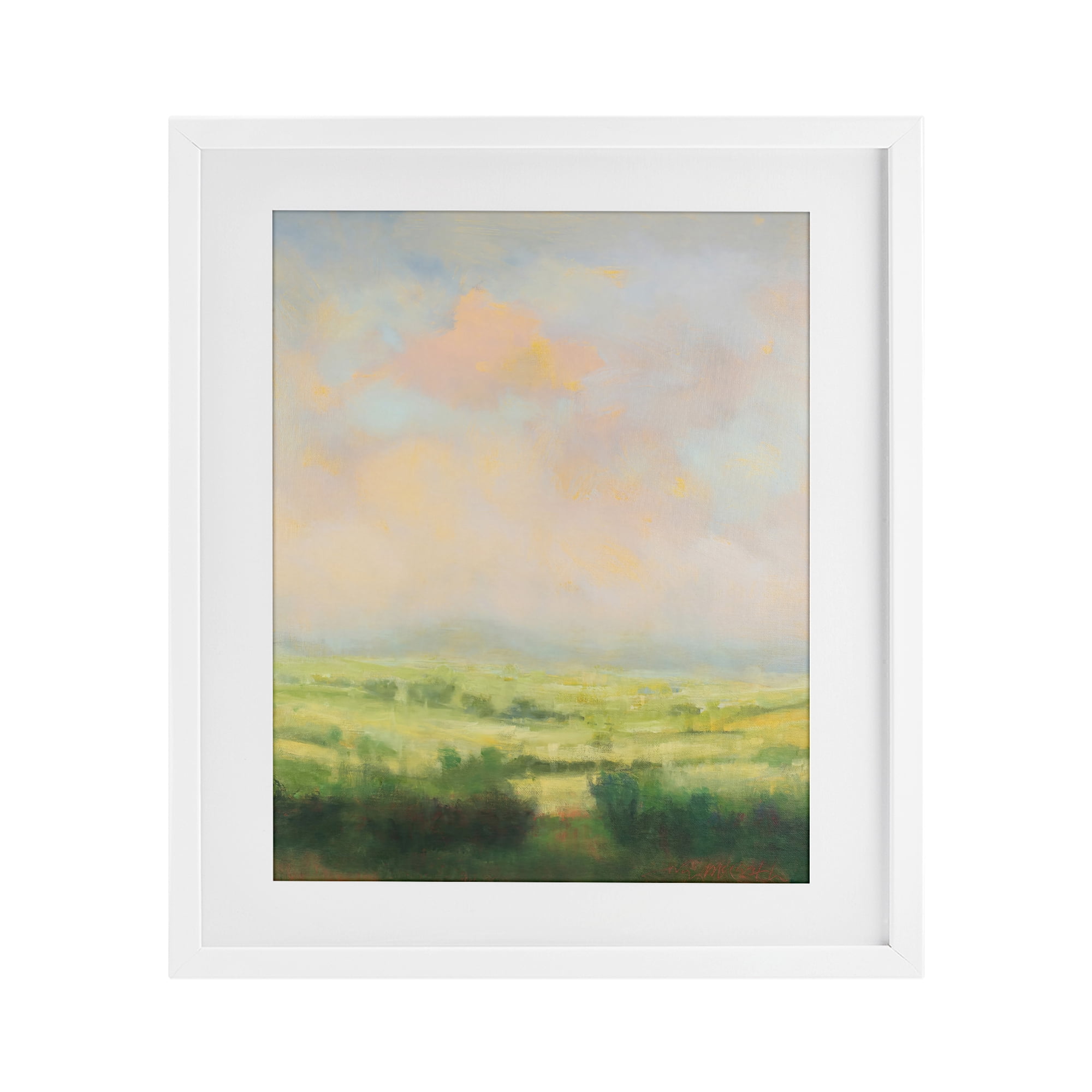 Stupell Industries Springtime Farnese Landscape White Framed Print Under Glass, design by William McCarthy