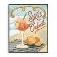 thumbnail image 1 of Stupell Industries Eclectic Spritz O'Clock Citrus Cocktail Black Framed Giclee Art, 11 x 14, by Connie Summers, 1 of 8