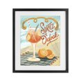 thumbnail image 1 of Stupell Industries Eclectic Spritz O'Clock Citrus Cocktail Black Framed Print Under Glass, 13 x 16, by Connie Summers, 1 of 8