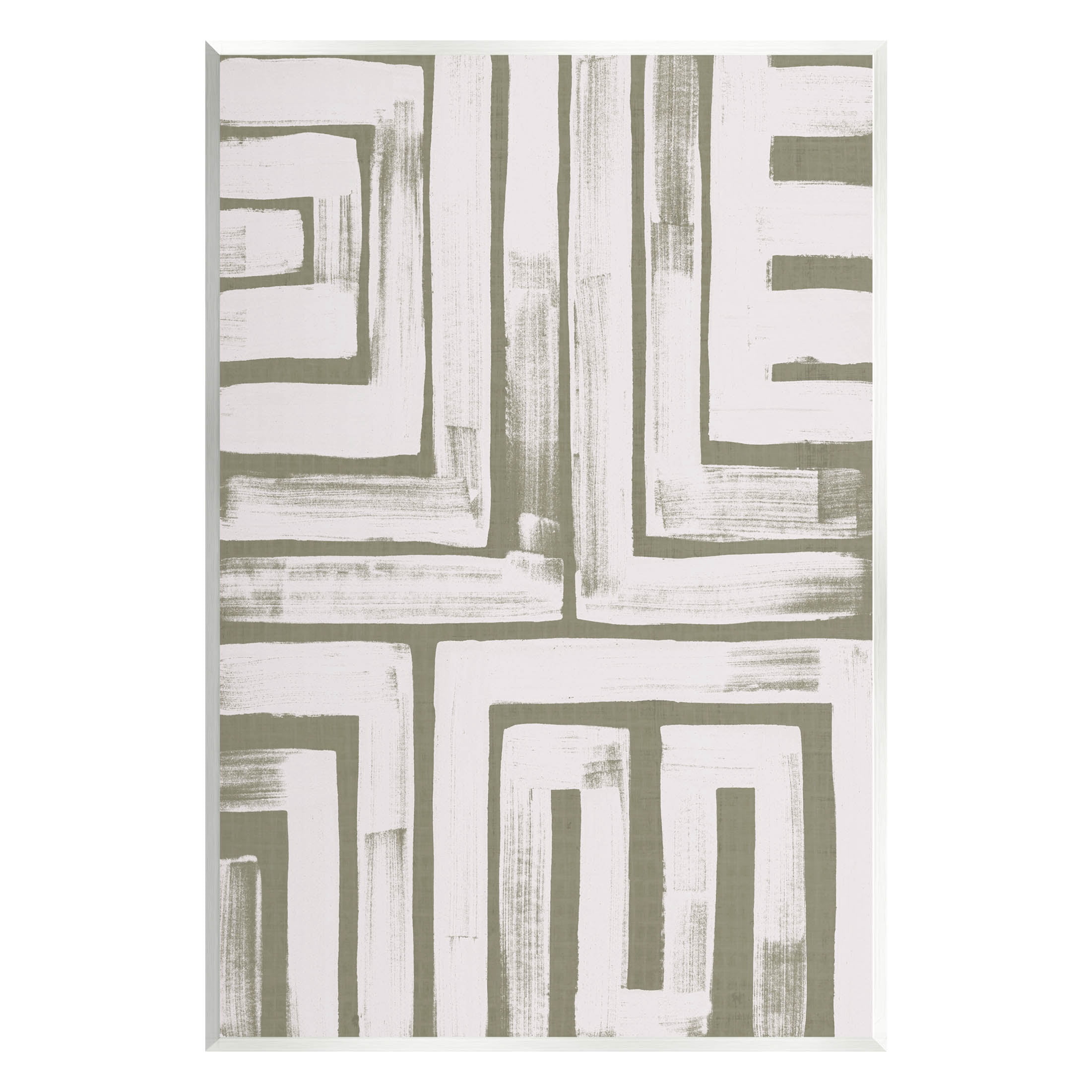 Stupell Industries Square Shape Abstract Pattern Graphic Art Unframed Art Print Wall Art, Design by June Erica Vess