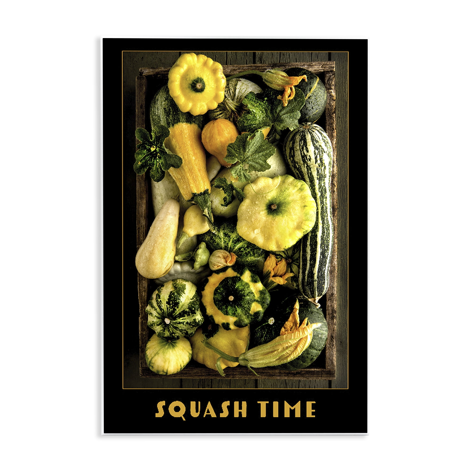 Stupell Industries Squash Time Vibrant Vegetables Wall Plaque Art, design by Carl Kravats