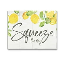 Stupell Industries Squeeze The Day Rustic Food & Beverage Painting Gallery Wrapped Canvas Art Print Wall Art, 20 x 16